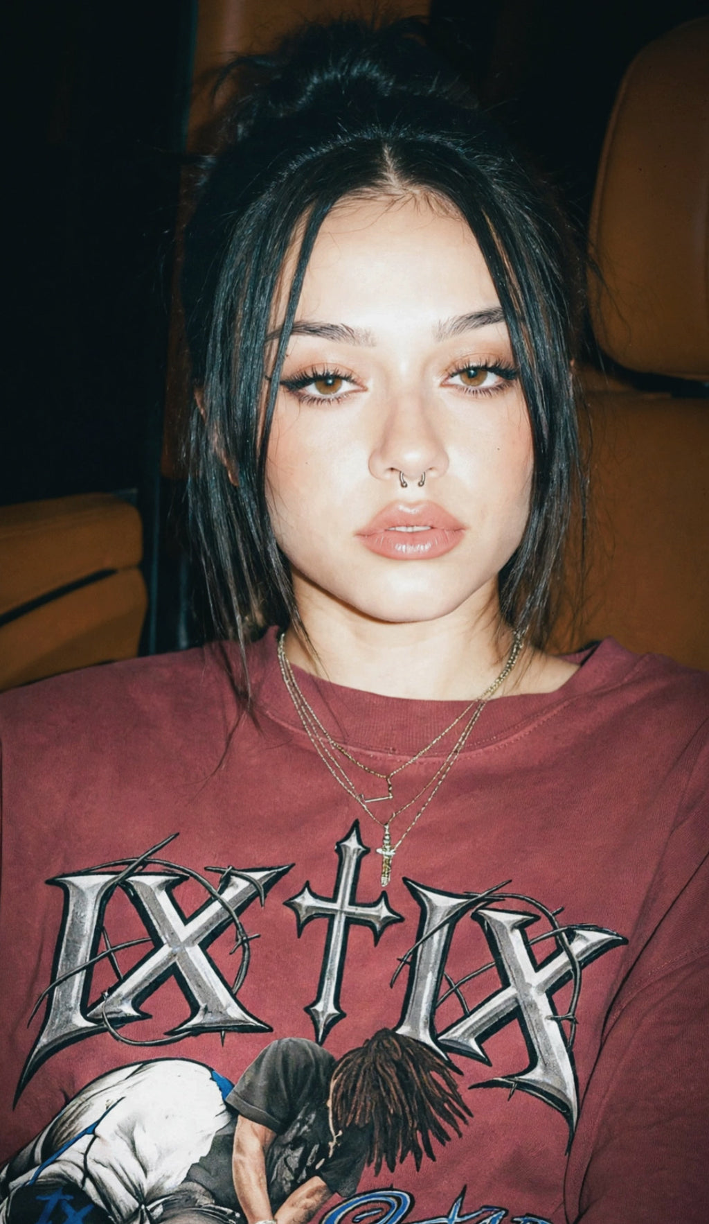 “9ine” Star Oversize Long Sleeve T-Shirt