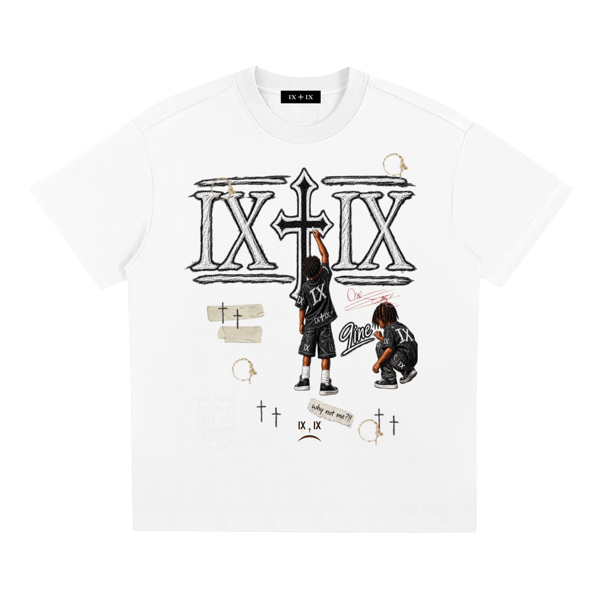 “9ine” Tag T-Shirt