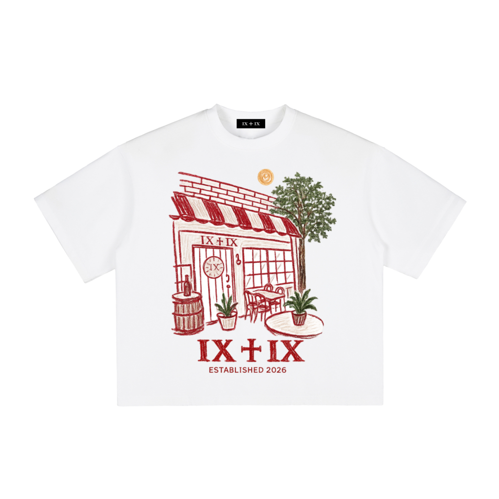 “9ine” Barrel /Vintage Box T-Shirt
