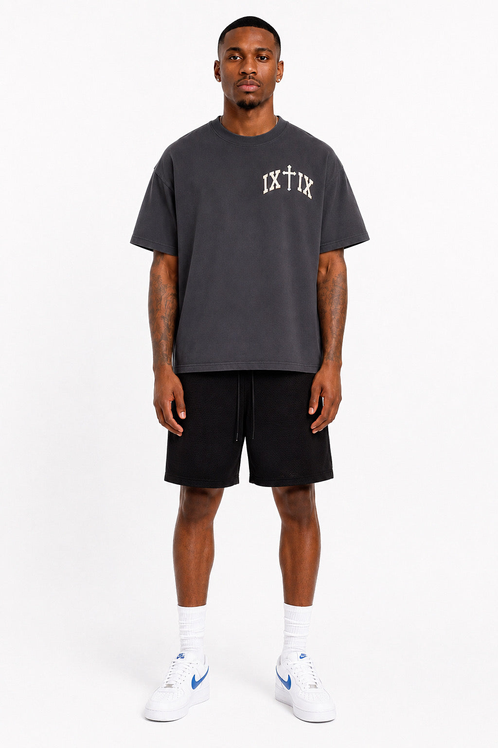 “9ine” Temp Fade Vintage Boxy T-Shirt